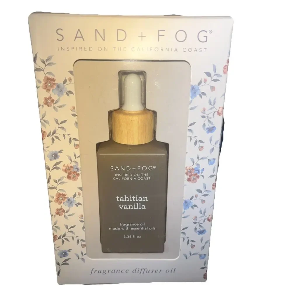 Sand + Fog Home Fragrance Diffuser Oil Tahitian Vanilla Essential Oils Jumbo 3.3